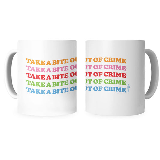 Image of Take a Bite Out Of Crime Mug